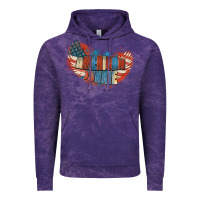 Cloud Purple American junkie 4th of july Vintage Hoodie - FaDigitalArtStudio