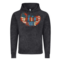 Vintage Black American junkie 4th of july Vintage Hoodie - FaDigitalArtStudio