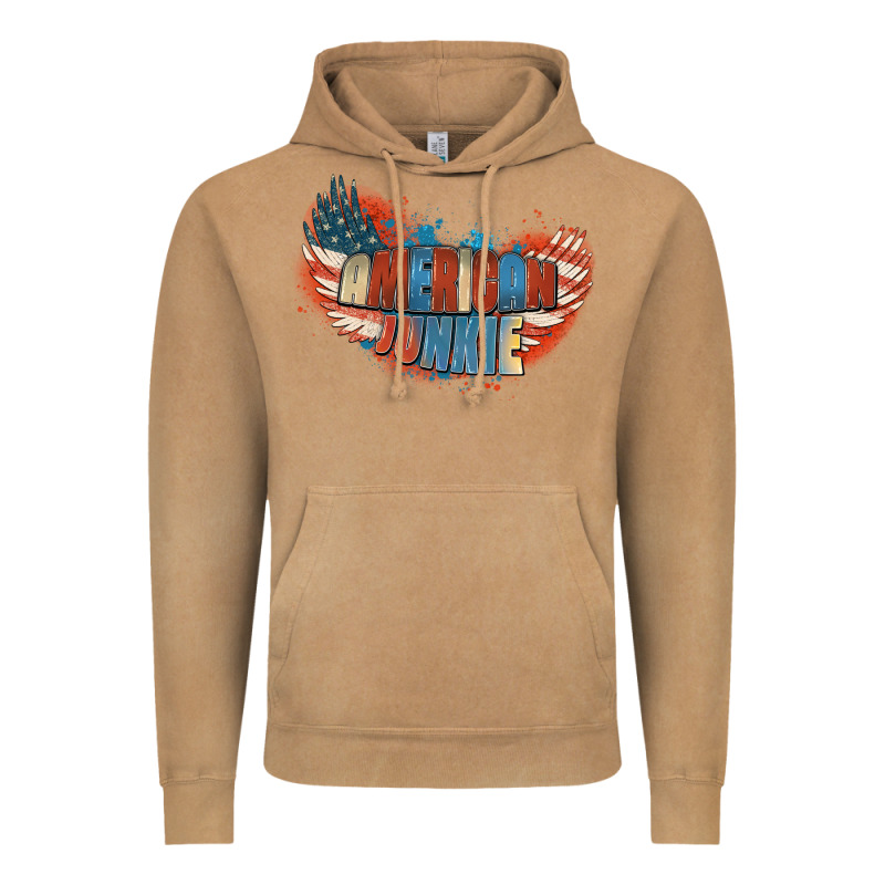 American Junkie 4th Of July Vintage Hoodie by FaDigitalArtStudio | Teevron