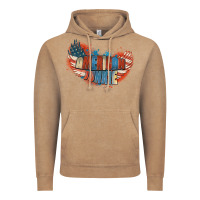Vintage Coffee American junkie 4th of july Vintage Hoodie - FaDigitalArtStudio