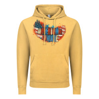 Vintage Mustard American junkie 4th of july Vintage Hoodie - FaDigitalArtStudio