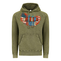 Vintage Olive American junkie 4th of july Vintage Hoodie - FaDigitalArtStudio