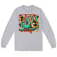 Moon Dust virgo turquoise cowhide Long Sleeve Tee - RanaPortraitStore