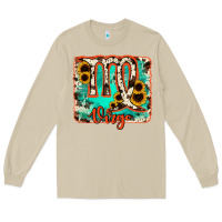 Mushroom virgo turquoise cowhide Long Sleeve Tee - RanaPortraitStore