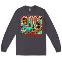 Smoke virgo turquoise cowhide Long Sleeve Tee - RanaPortraitStore