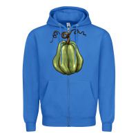 True Royal gourd green pumpkin Zipper Hoodie - BarkalooDesign