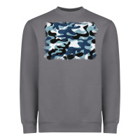 Storm blue camouflage background Heavyweight Sweatshirt - BarkalooDesign