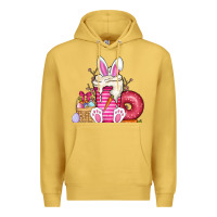 Antique Gold Easter day coffee Premium Hoodie - CowhideDigitalArt