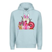 Blue Mist Easter day coffee Premium Hoodie - CowhideDigitalArt