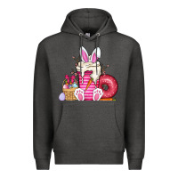 Charcoal Heather Easter day coffee Premium Hoodie - CowhideDigitalArt