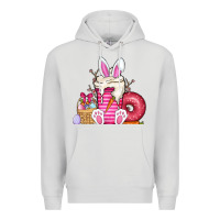 Dove Grey Easter day coffee Premium Hoodie - CowhideDigitalArt