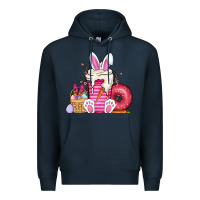 Navy Easter day coffee Premium Hoodie - CowhideDigitalArt