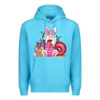 Ocean Blue Easter day coffee Premium Hoodie - CowhideDigitalArt