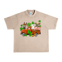 French Oak St. Patrick's farm animals and truck Urban Heavy Tee - OliviaCreatesArt