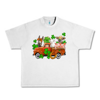 Lunar Rock St. Patrick's farm animals and truck Urban Heavy Tee - OliviaCreatesArt