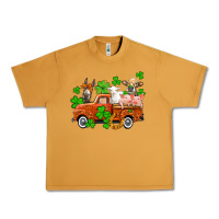 Peanut Butter St. Patrick's farm animals and truck Urban Heavy Tee - OliviaCreatesArt