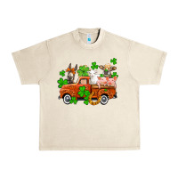 Sandshell St. Patrick's farm animals and truck Urban Heavy Tee - OliviaCreatesArt