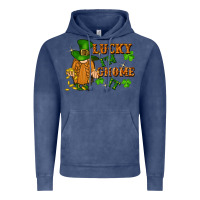 Vintage Denim lucky i'm gnome it St. Patricks Day Vintage Hoodie - FaDigitalArtStudio