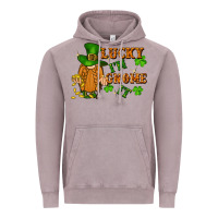 Vintage Zinc lucky i'm gnome it St. Patricks Day Vintage Hoodie - FaDigitalArtStudio