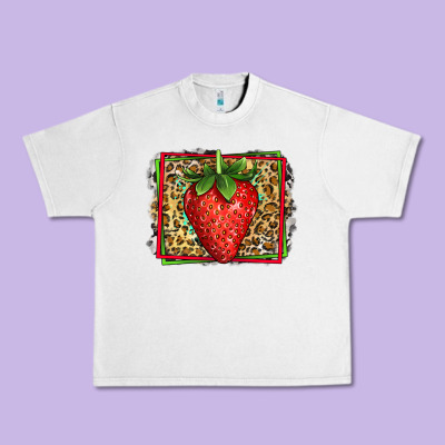 Strawberry Summer Urban Heavy Tee Designed By Jasminsmagicworld