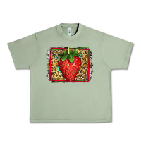 Oil Green strawberry summer Urban Heavy Tee - Jasminsmagicworld