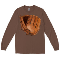 Chestnut baseball glove Long Sleeve Tee - FaDigitalArtStudio