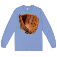 Colony Blue baseball glove Long Sleeve Tee - FaDigitalArtStudio
