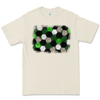 Bone Soccer leopard glitter background Premium Tee - HowdyJamesFarm