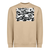 Mushroom black and white camouflage Heavyweight Sweatshirt - BarkalooDesign