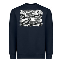 Navy black and white camouflage Heavyweight Sweatshirt - BarkalooDesign