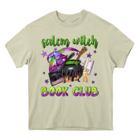 Mossy Salem witch book club Heavy Core Tee - NancyCooperArtShop