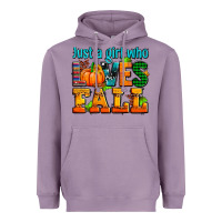 Lavender just a girl who loves fall Heavyweight Hoodie - AdoDesignShop