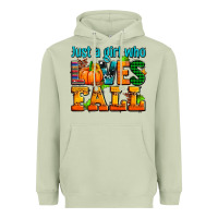 Matcha just a girl who loves fall Heavyweight Hoodie - AdoDesignShop