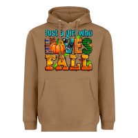 Toasted Coconut just a girl who loves fall Heavyweight Hoodie - AdoDesignShop