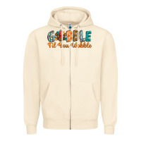 Sandshell gobble till you wobble Zipper Hoodie - BarkalooDesign