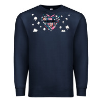 Navy dental life dentist elements Premium Sweatshirt - AdoDesignShop