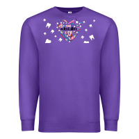 Purple dental life dentist elements Premium Sweatshirt - AdoDesignShop