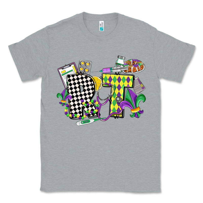 Respiratory Therapist Mardi Gras Classic Tee by CowGirlArtShop | Teevron