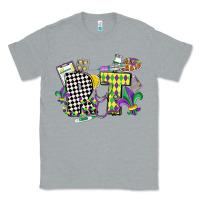 Heather Grey respiratory therapist mardi gras Classic Tee - CowGirlArtShop