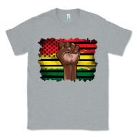 Heather Grey june juneteenth Classic Tee - Artiststas