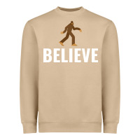 Mushroom believe bigfoot white Heavyweight Sweatshirt - artisFamous