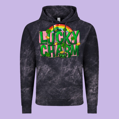 St. Patrick's Day Lucky Charm Vintage Hoodie Designed By Fadigitalartstudio