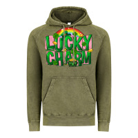 Vintage Olive St. Patrick's Day lucky charm Vintage Hoodie - FaDigitalArtStudio