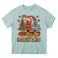 Merry Christmas With Western Trees Heavy Core Tee | Teevron