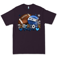 Plum Touchdown season American Football blue team color Premium Tee - HowdyJamesFarm