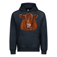 Navy red angus Urban Hoodie - JahusDesignShop