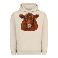 Pigment French Oak red angus Urban Hoodie - JahusDesignShop