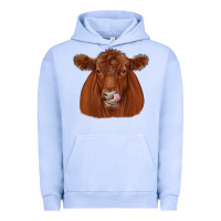 Pigment Grape Ice red angus Urban Hoodie - JahusDesignShop