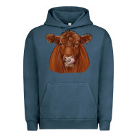 Pigment Midnight Navy red angus Urban Hoodie - JahusDesignShop