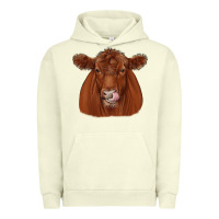 Pigment Pistachio red angus Urban Hoodie - JahusDesignShop